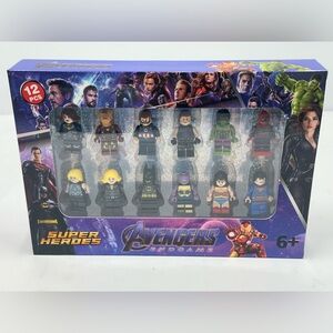 Marvel Endgame Action Figures + Accessories Building Brick Mini Figure 12+ Pcs
